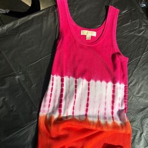 Women’s size xs Michael Kors knit tank dress tie dye